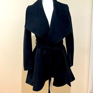 BCBGMaxAzria Belted Shawl Collar Coat